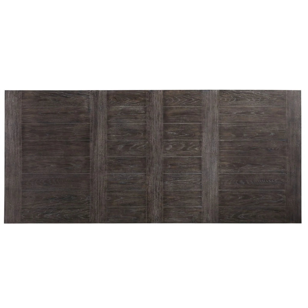 Washed Espresso Wood 9-piece Dining Set G182