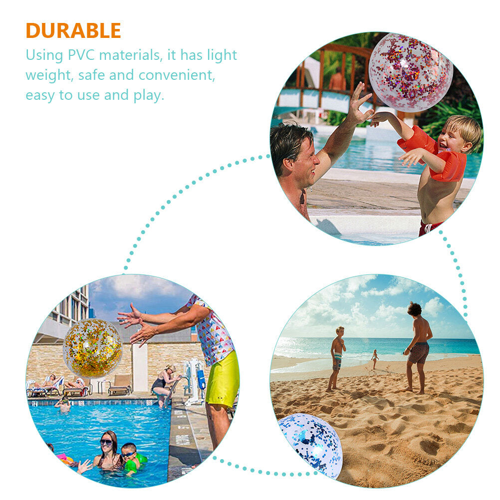 4 Pcs Inflatable Beach Balls Z489253