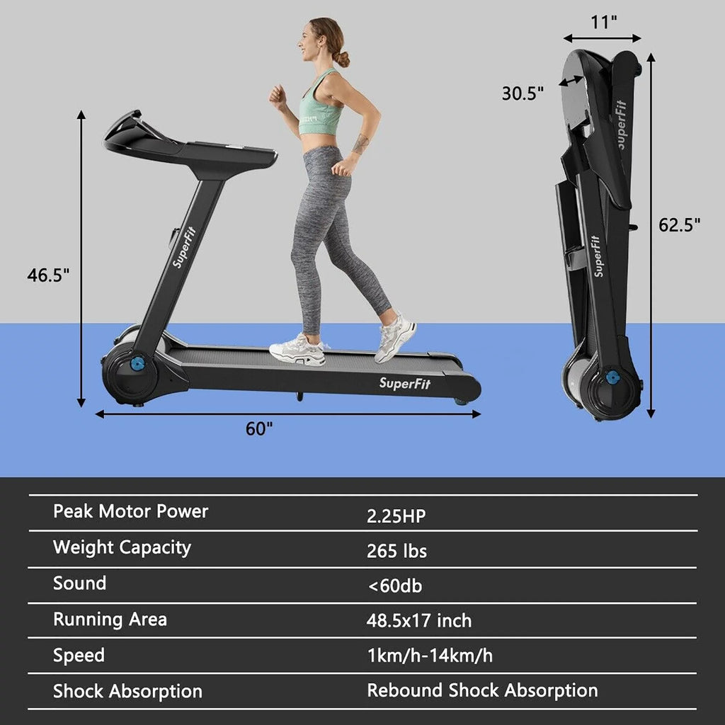 2.25HP Folding Treadmill W3252