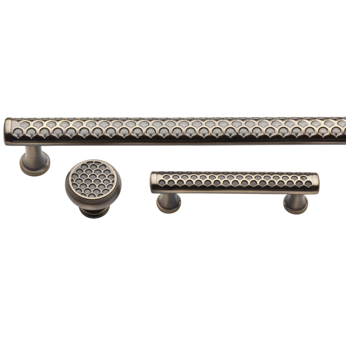 Satin Brass & Black Couture Appliance Pull B867193
