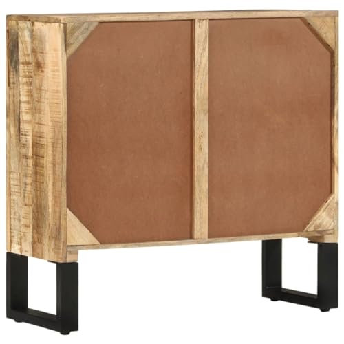 Solid Wood Mango Sideboard 31.5"x11.8"x29.9" R9750