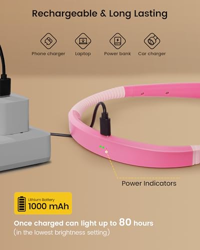 3-Color 6-Brightness Rechargeable Book Light Z2370