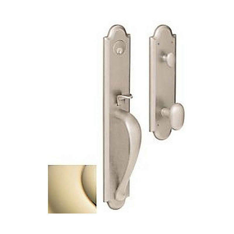 Polished Brass Entry Handleset Y263246