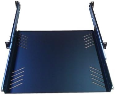 Sliding Rack Tray Equipment Shelf for 1 Rack Space, 15 Inch Deep, Pack of 2 Y342888
