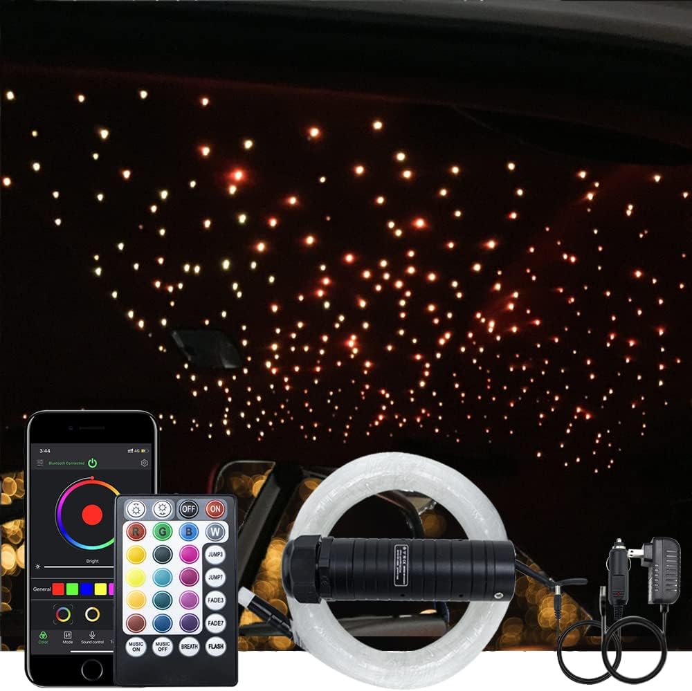 6W APP Control Fiber Optic Star Ceiling Light Kit M55293