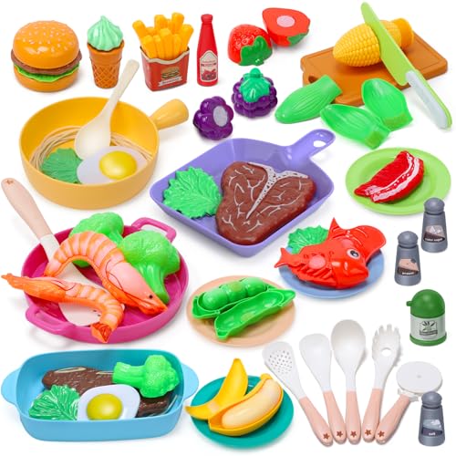 Pink Kids Play Kitchen Set with Sound & Light V4978