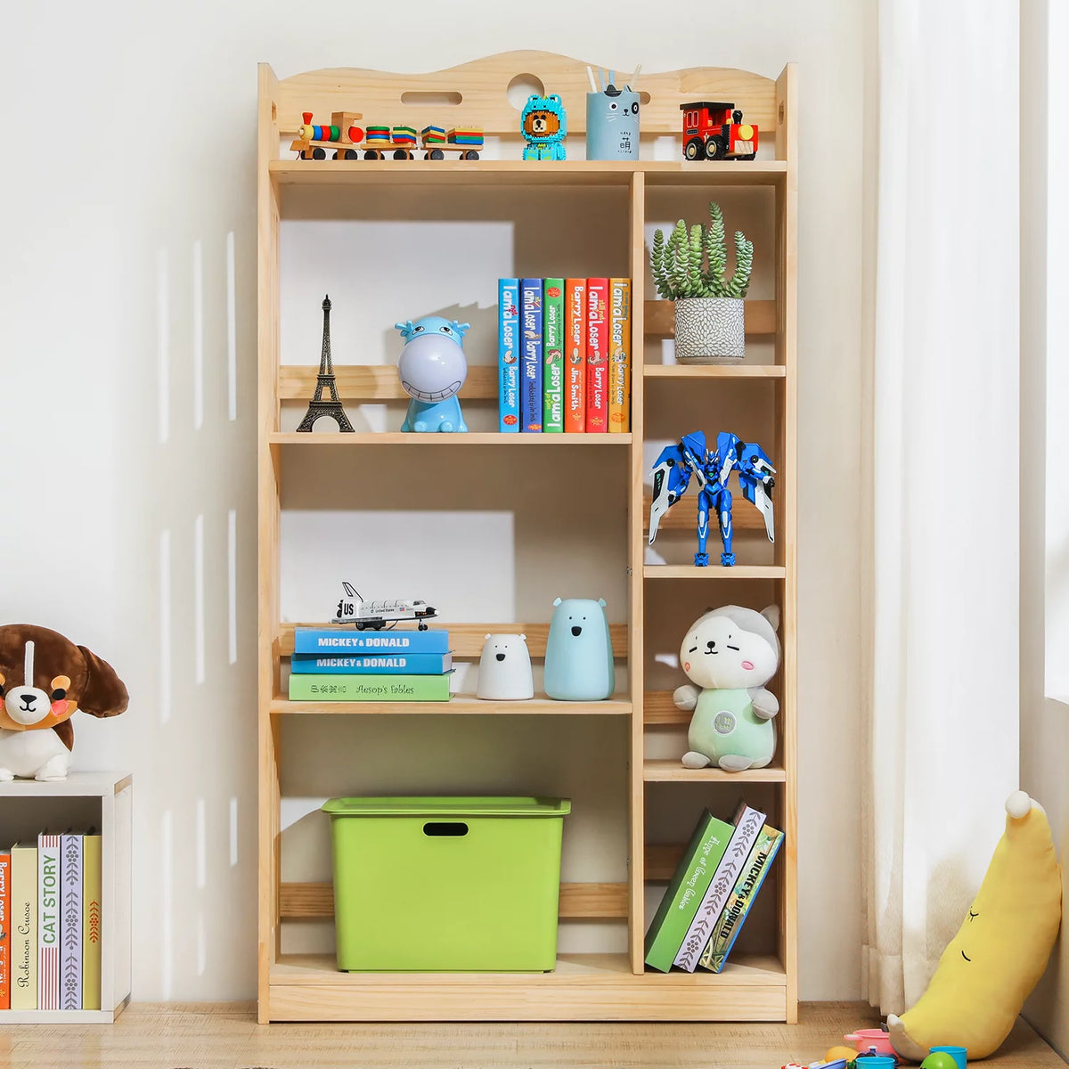5 Tiers Wood Bookshelf D5354