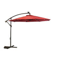Scarlet Cantilever Solar Patio Umbrella Z9005