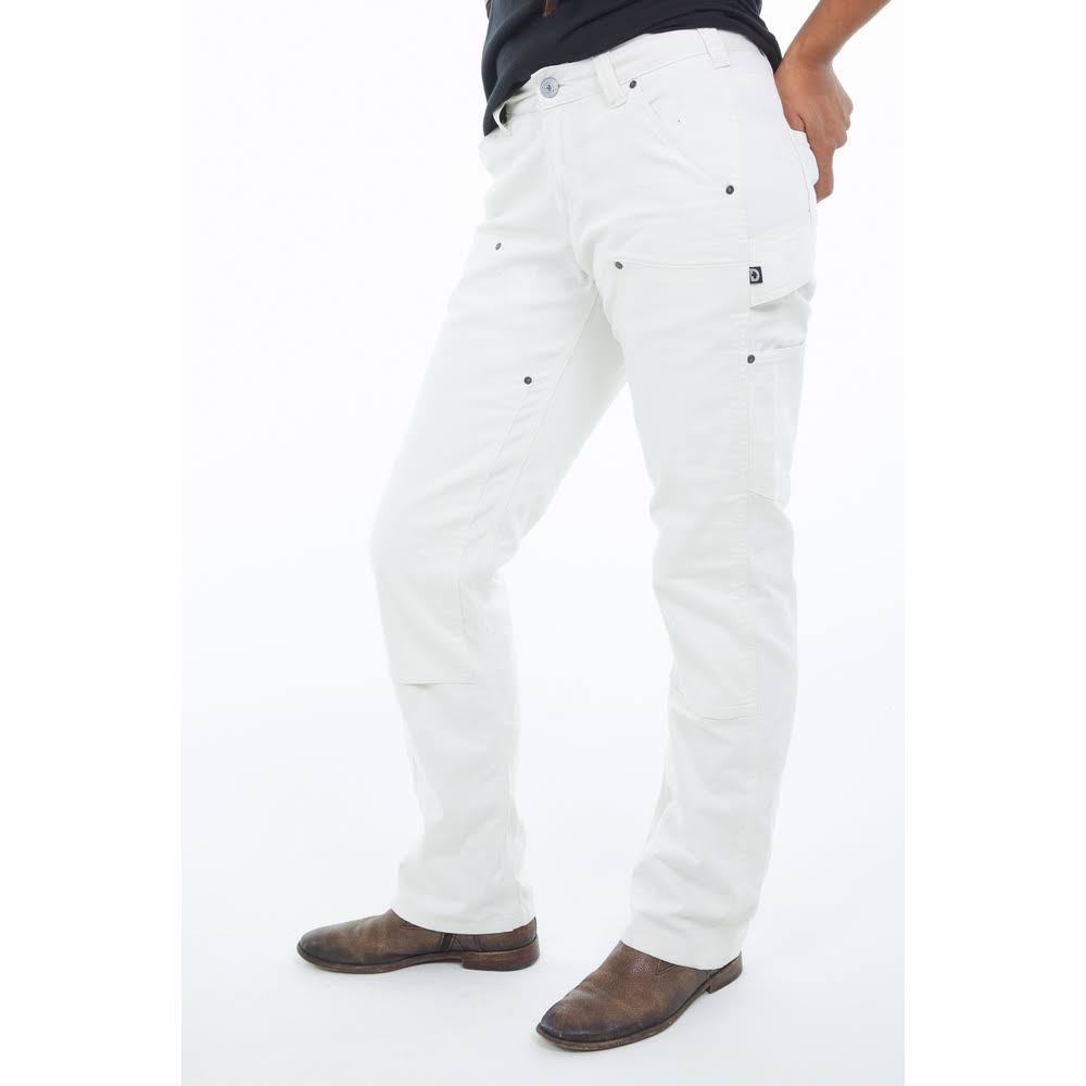 White Canvas Taskpant Z217911