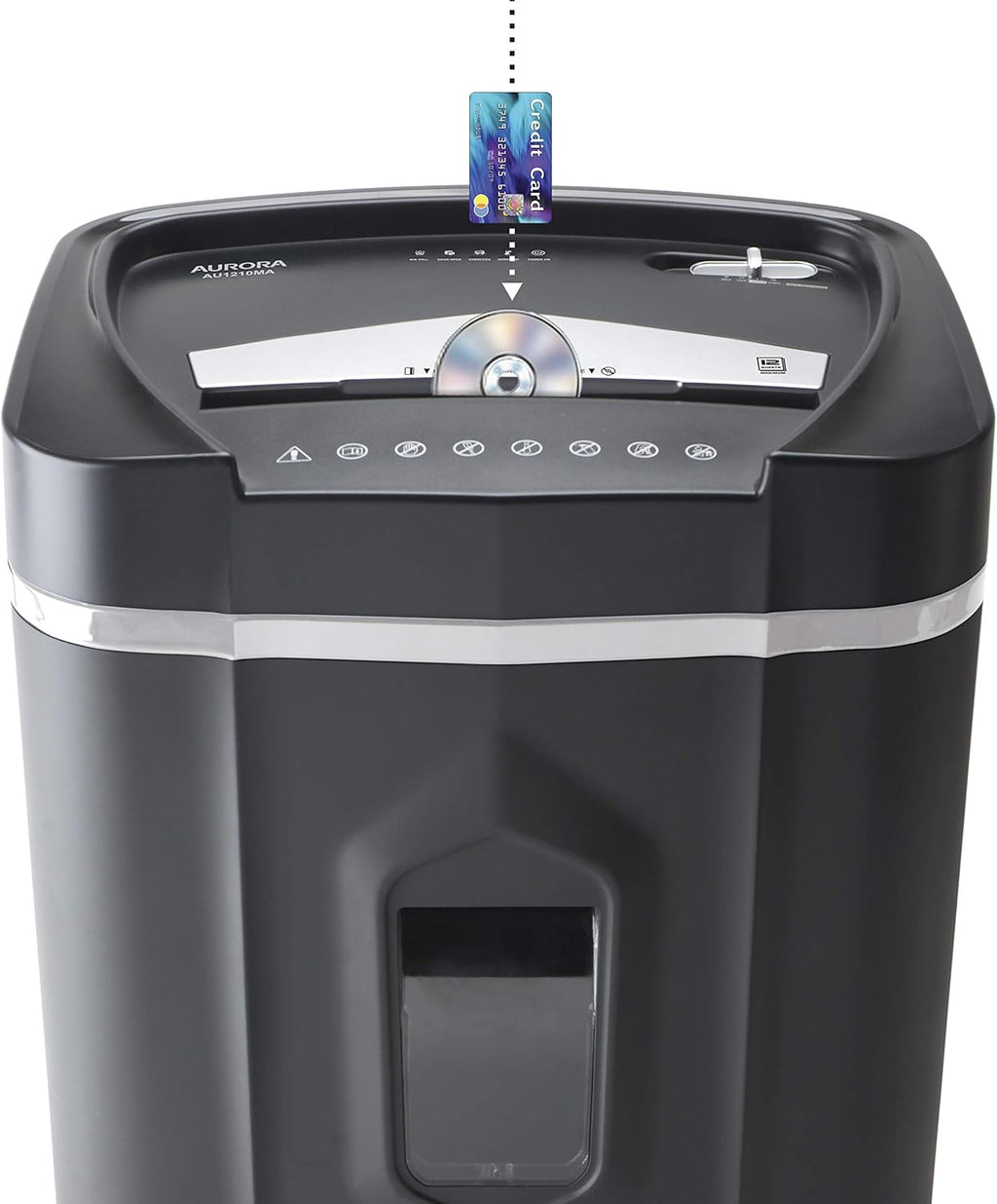 12-Sheet Micro-Cut Paper CD Credit Card Shredder S8367