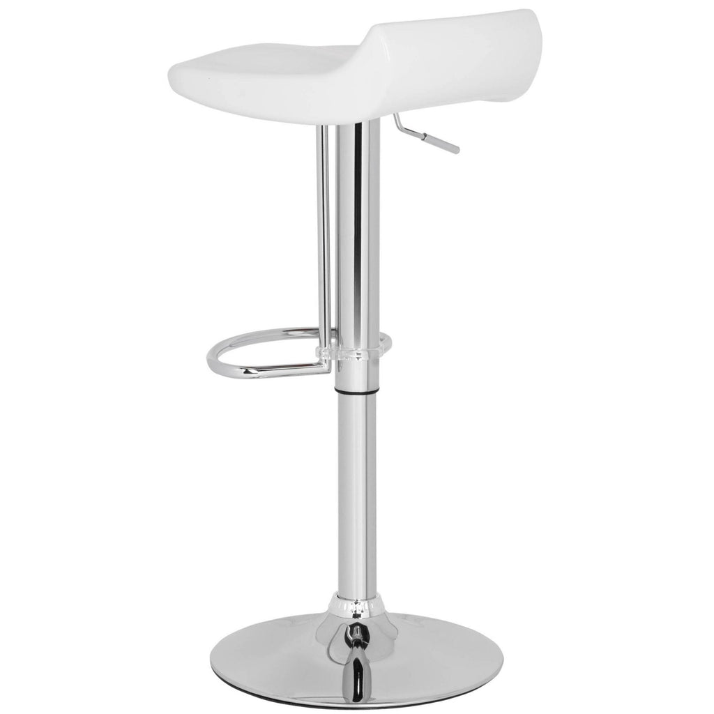 White Swivel Bar Stool T4583