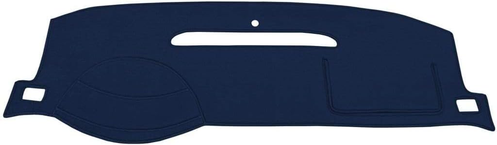 Black Custom Velour Dash Cover Mat Pad Pack of 2 A8571