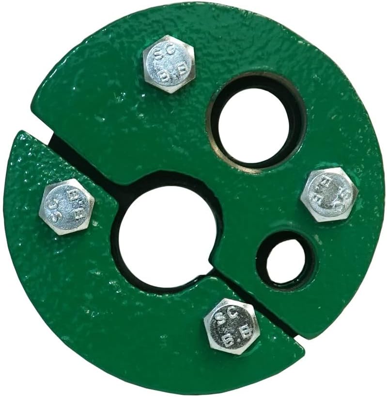 5 Cast Iron Well Seal Cap Split Top Plate Single Drop 1in A63848