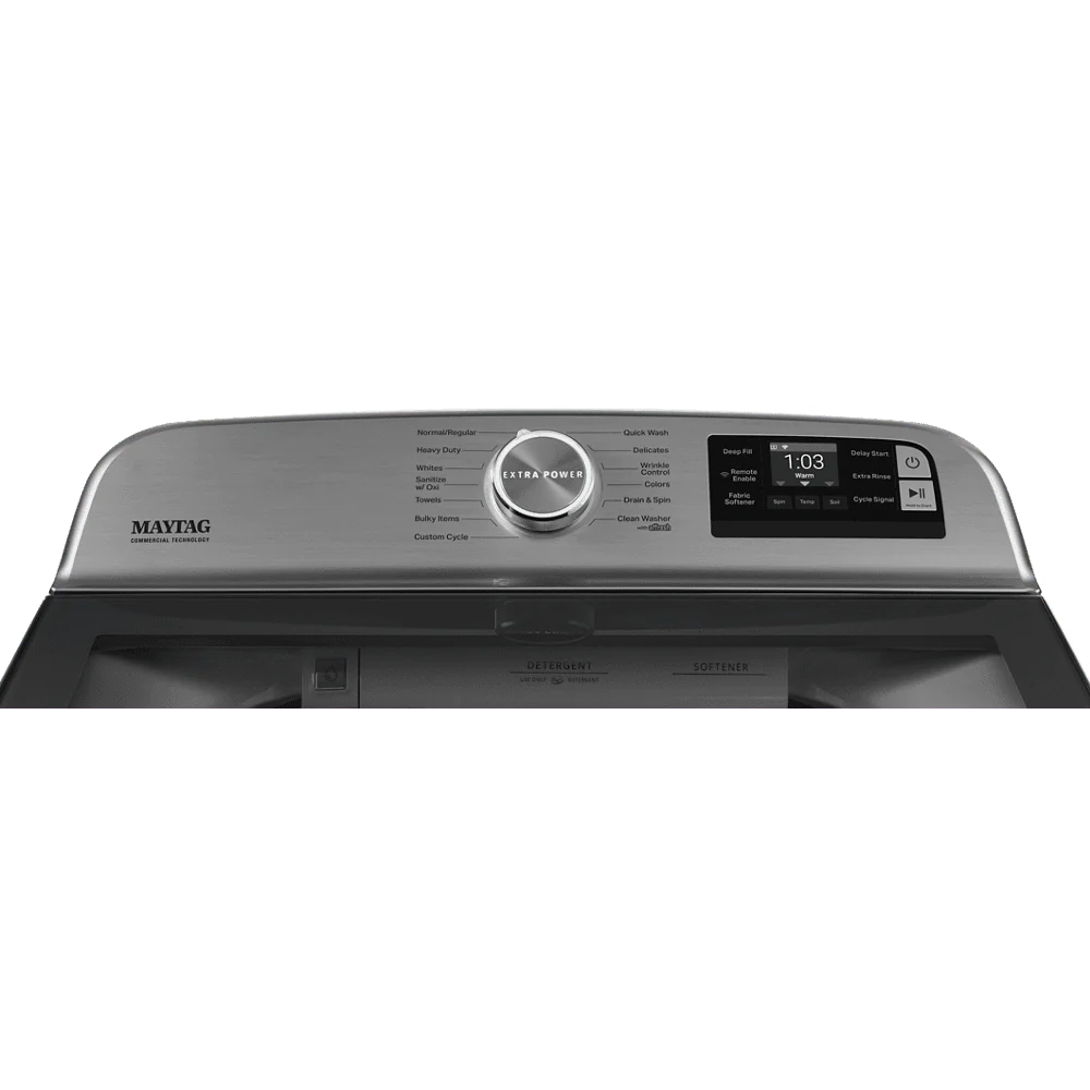 28 Wide 5.2 Cu. Ft. Top Loading Washer - Metallic Slate G646