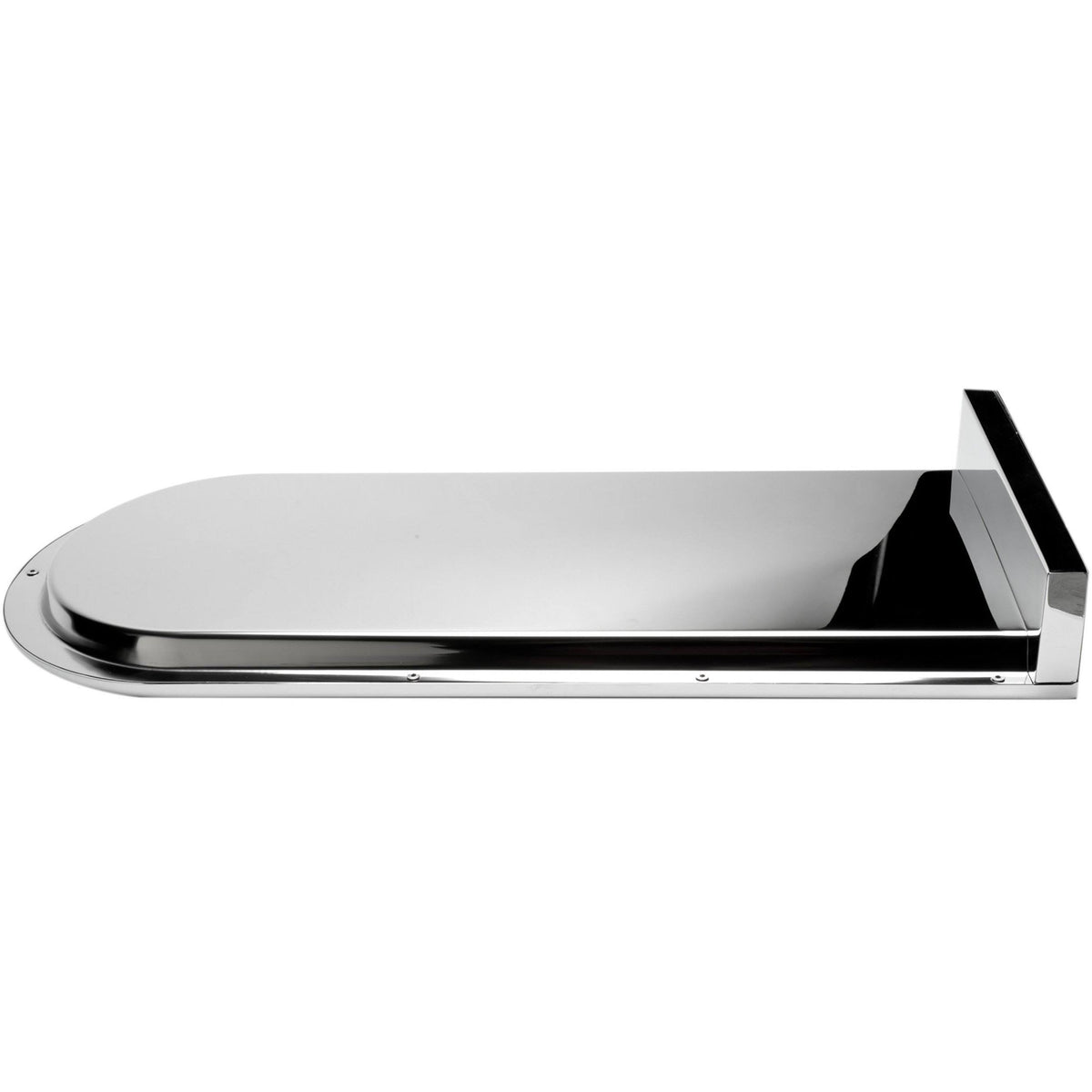 Polished Chrome 10x22 Wall-Mounted Square Waterfall Rain Shower Head J585418