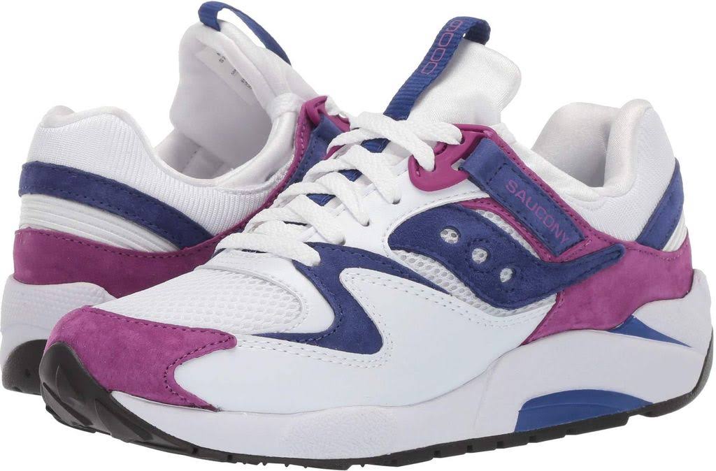 White & Purple Saucony Running Shoes N943