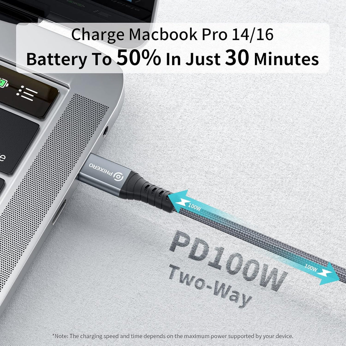 Thunderbolt 4 Full-Featured Cable, 2 Meter (6.6 ft), 40Gbps, 100W, 8K@60Hz, Pack of 2 O275