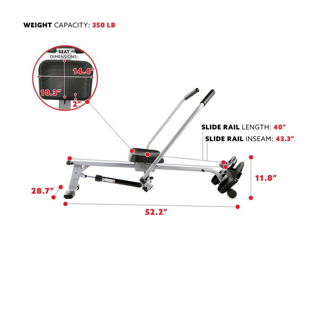 Full Motion Hydraulic Cylinder LCD Monitor Rowing Machine B4890