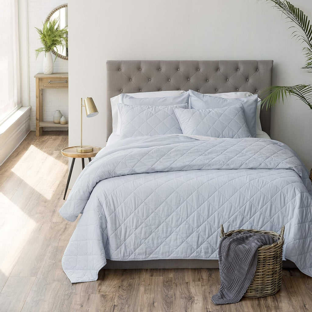 King Cotton Linen Percale Quilt E507343