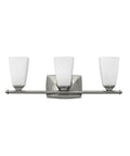 Brushed Nickel 3 Light Bath M323408