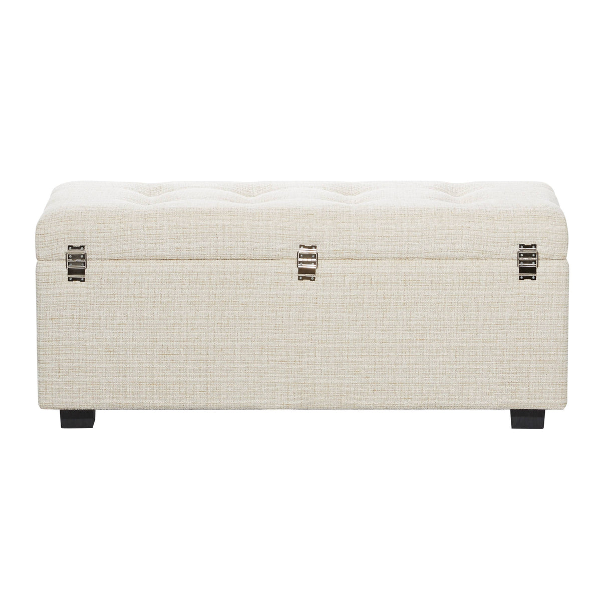Beige Wood Traditional Storage Bench, Set of 3 A218