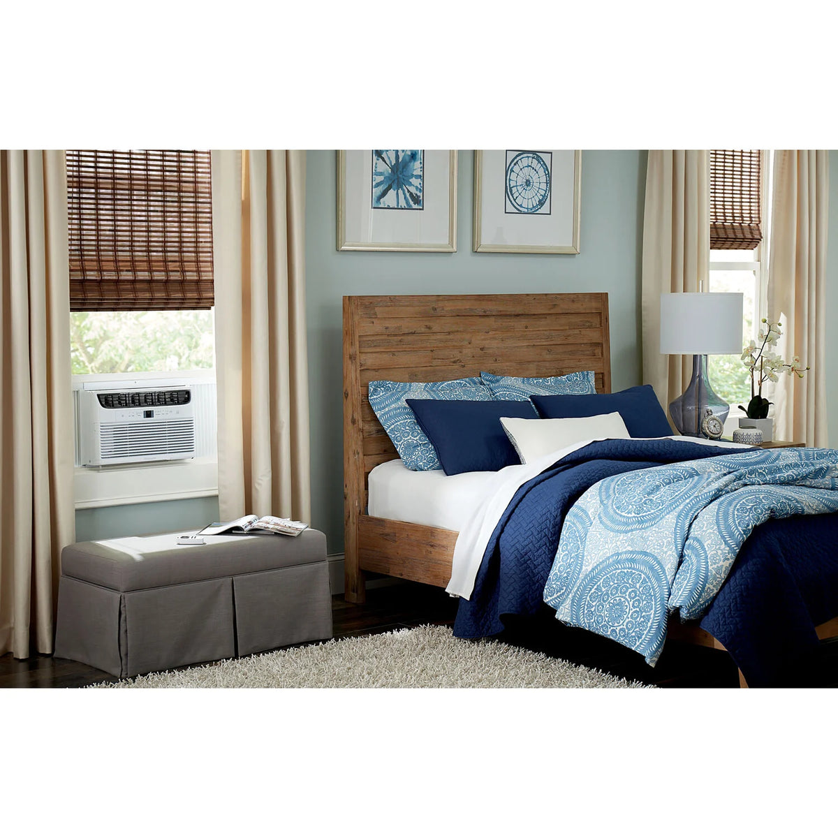 12,000 BTU Window Air Conditioner with Remote, White H4340