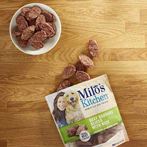 Beef Sausage Slices with Rice Dog Treats Y811899