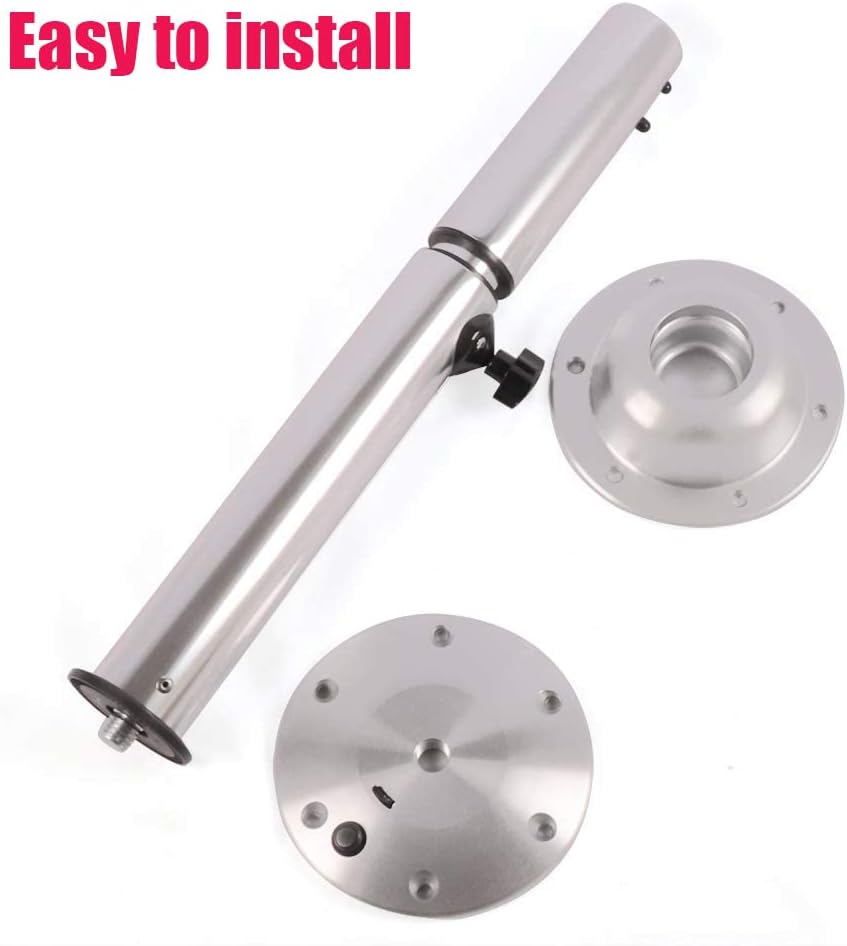 Adjustable Telescopic Table Pedestal Stand Base 22-28 Inch O676