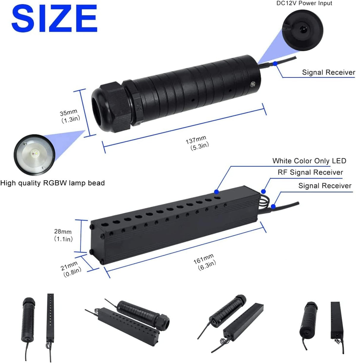 6W APP Control Fiber Optic Star Ceiling Light Kit M55293