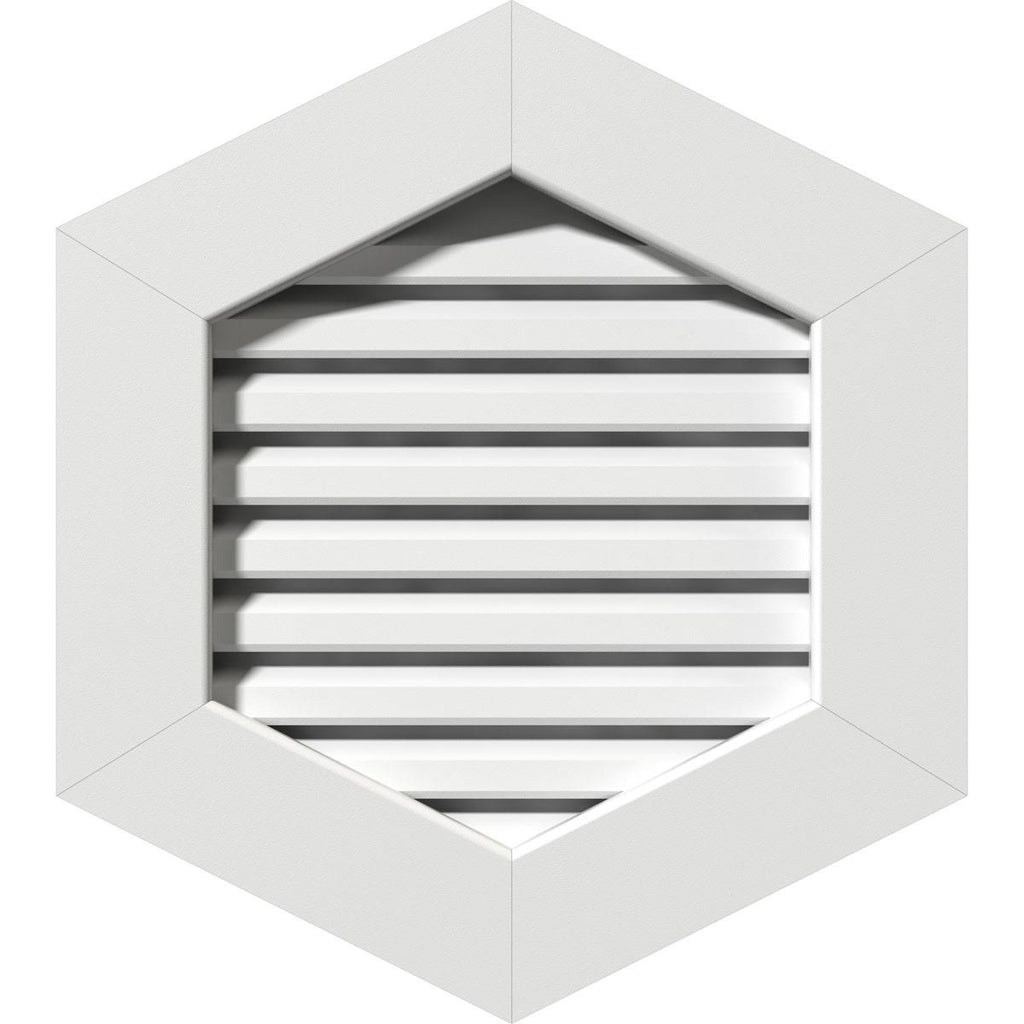 20x22W x 20x22H Vertical Peaked Gable Vent W1235