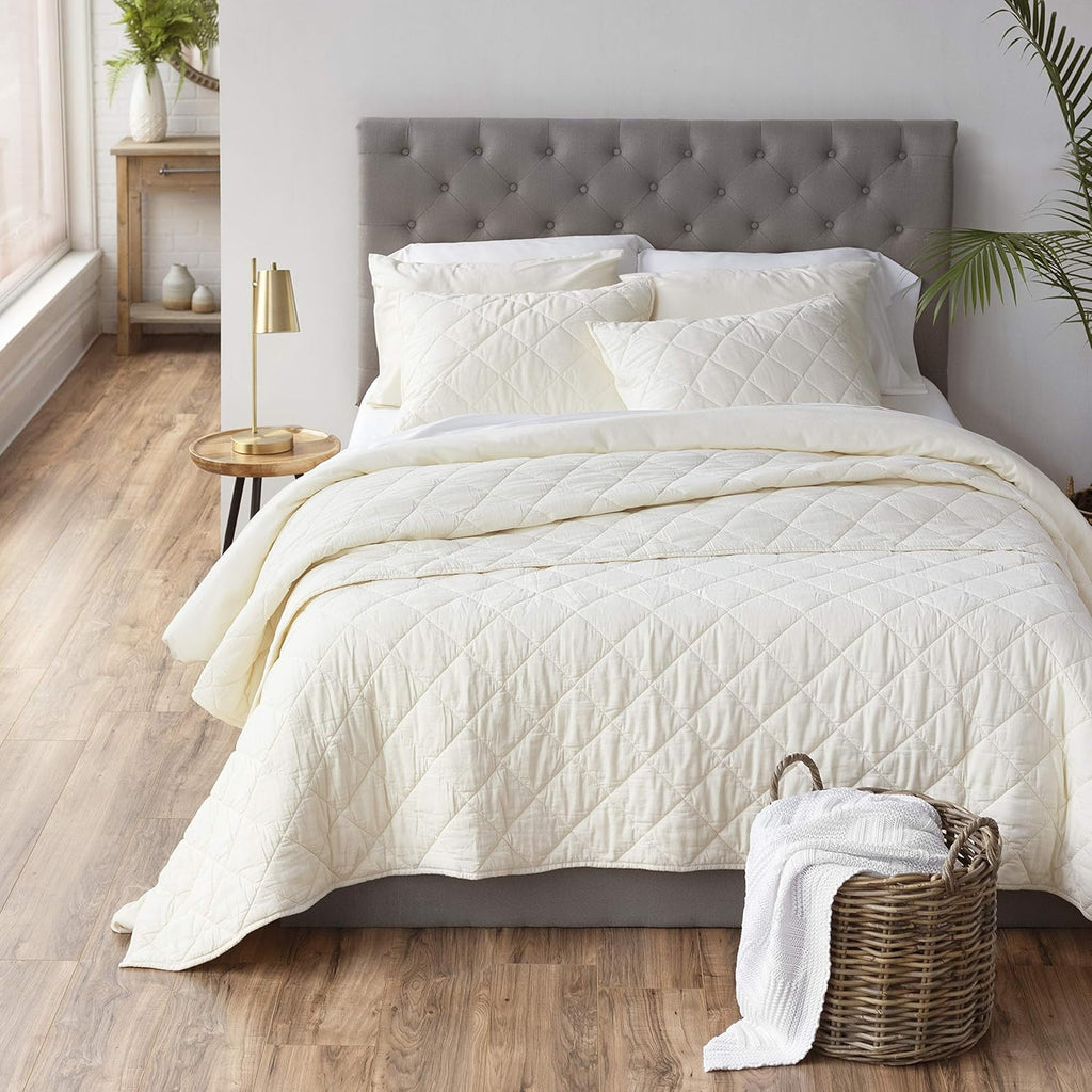 King Cotton Linen Percale Quilt E507343
