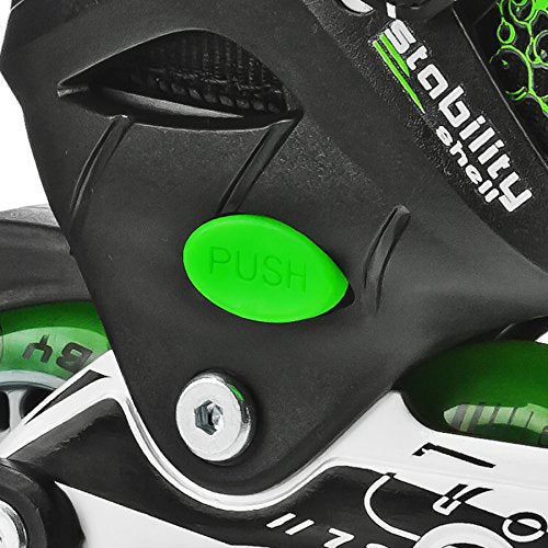 Inline Skates with Aluminum Frames and Adjustable Sizing N58552