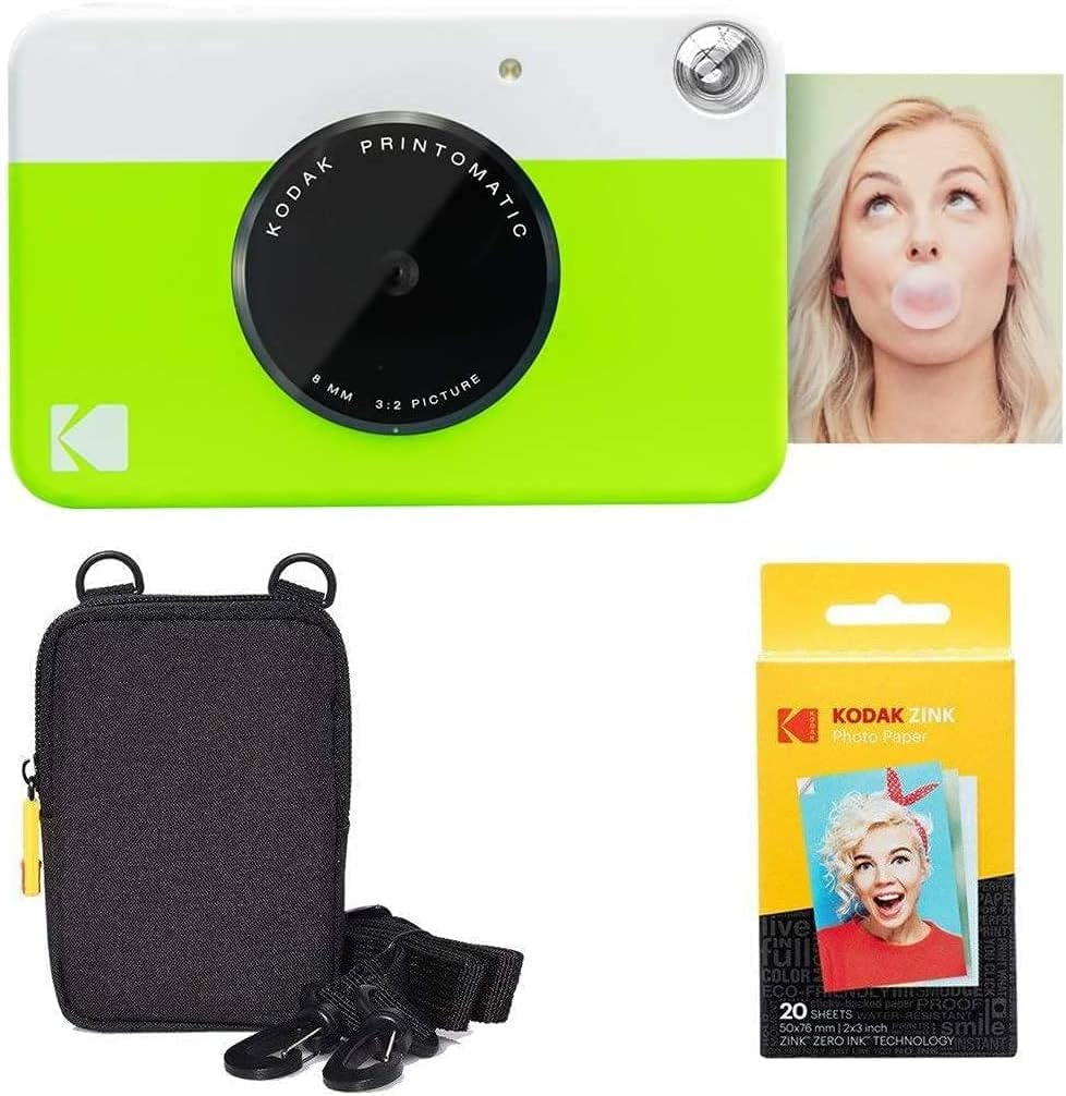 Instant Camera + Zink Paper + Case I8216