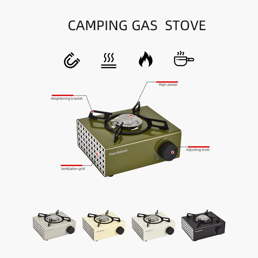 2000W Portable Outdoor Camping Metal Stove with Storage Bag U418795