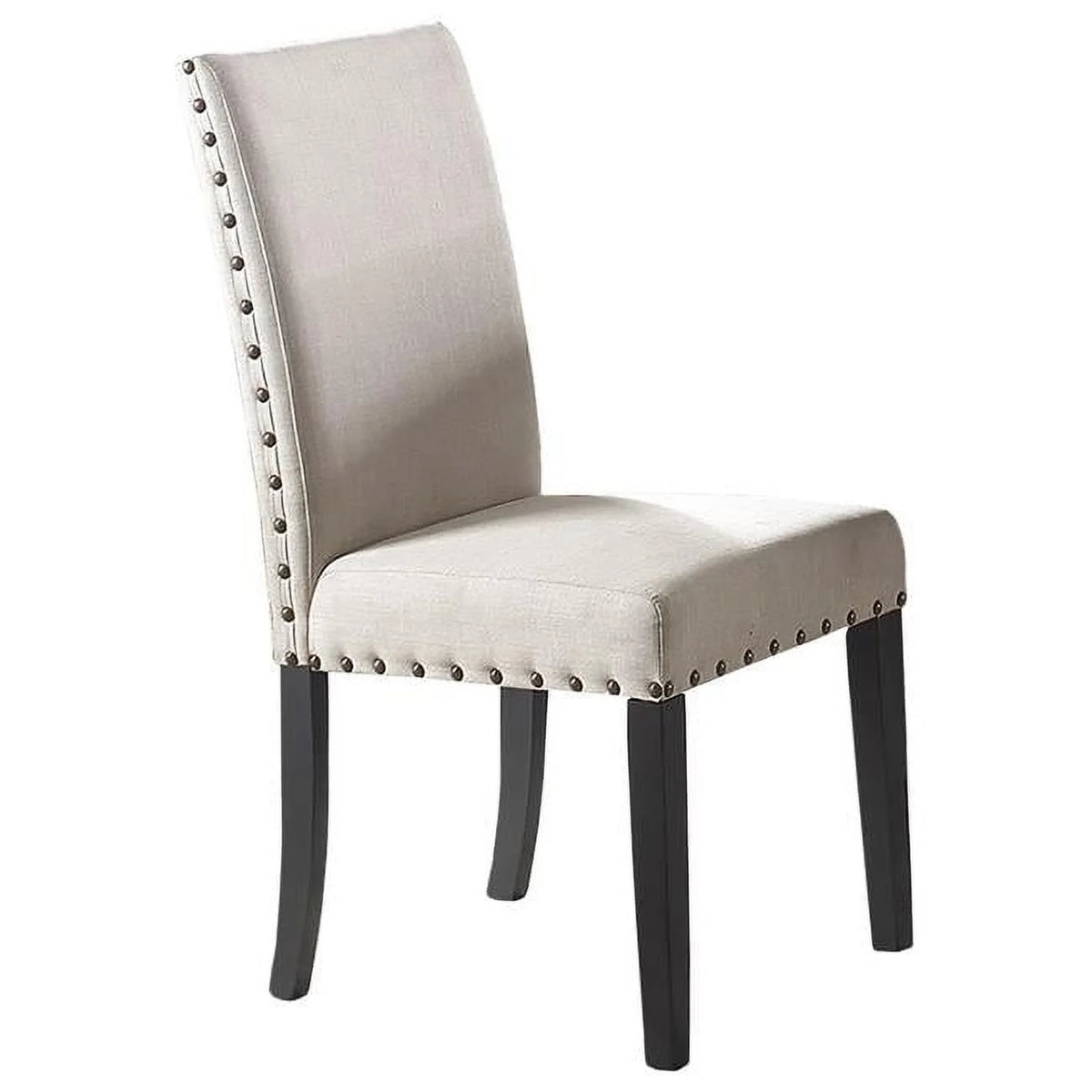 Solid Wood Dining Side Chair Antique Black Set of 2 E6683