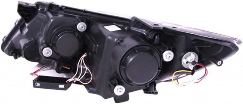 Projector Headlights with Halo Black J330441