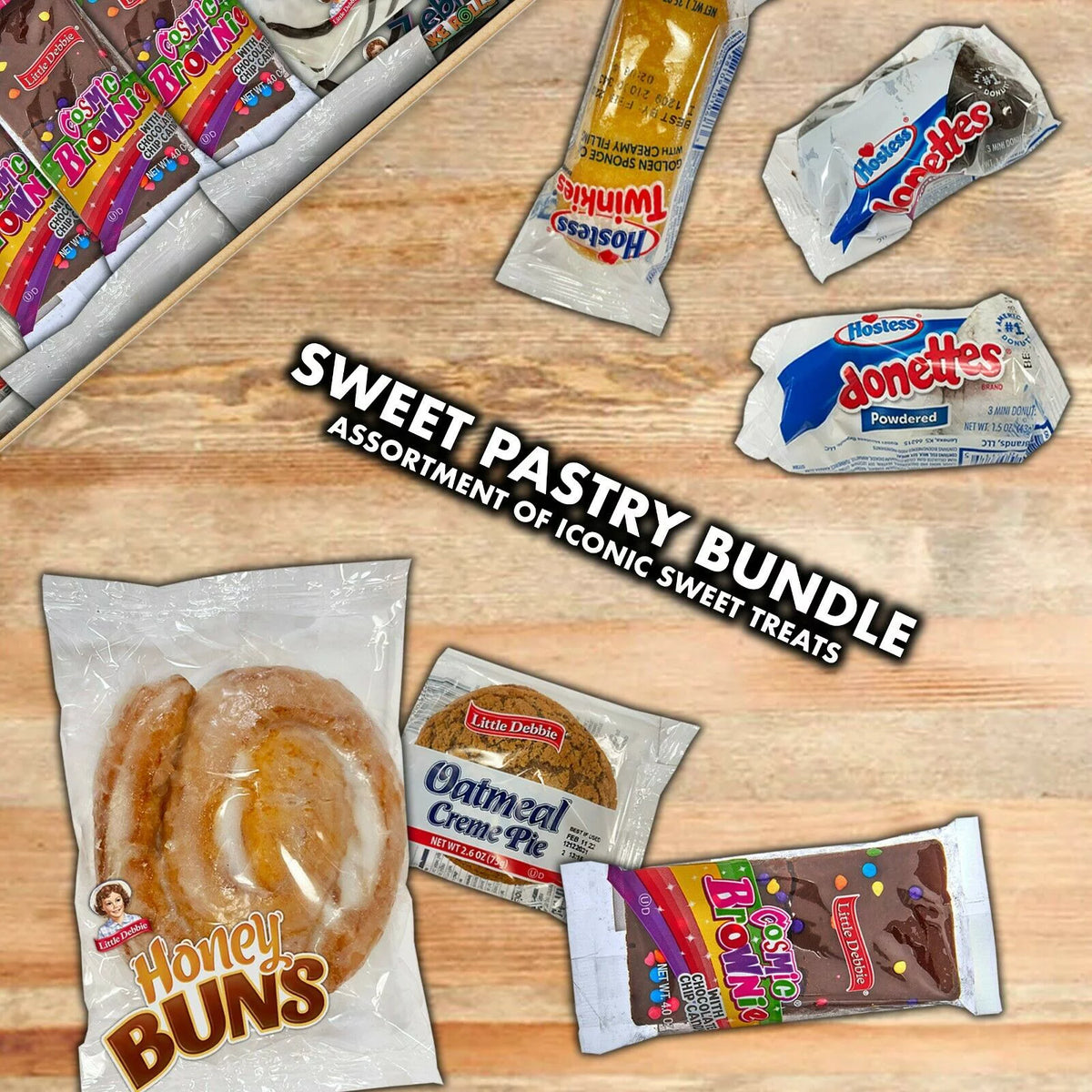 20 Snack Variety Assortment of Cookies, Cakes, Brownies, Cupcakes F655