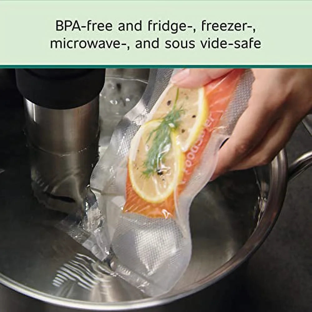 1 Quart Precut Vacuum Sealer Bags (44 Count) E9440