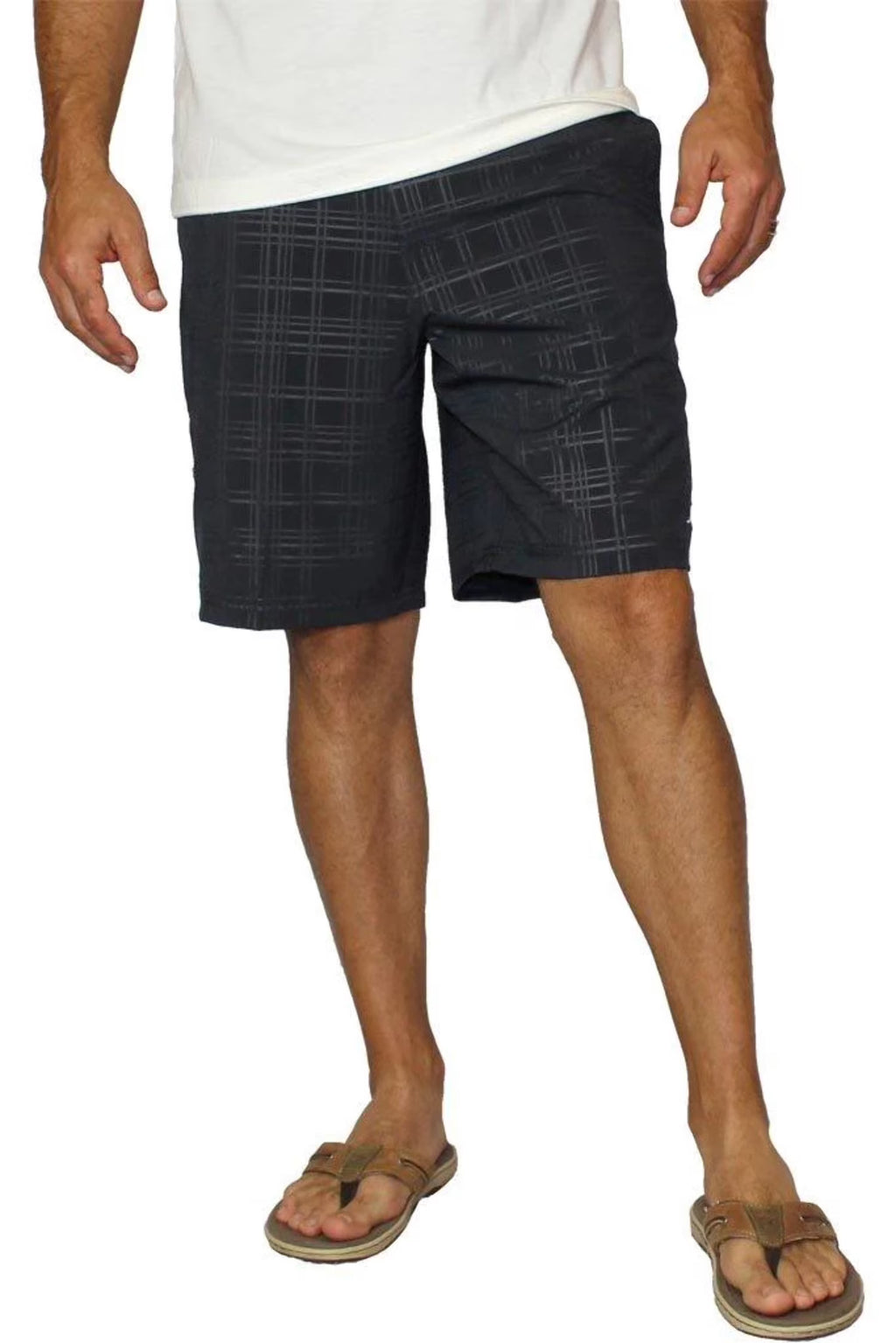 Plaid Tec Board Shorts Q230538