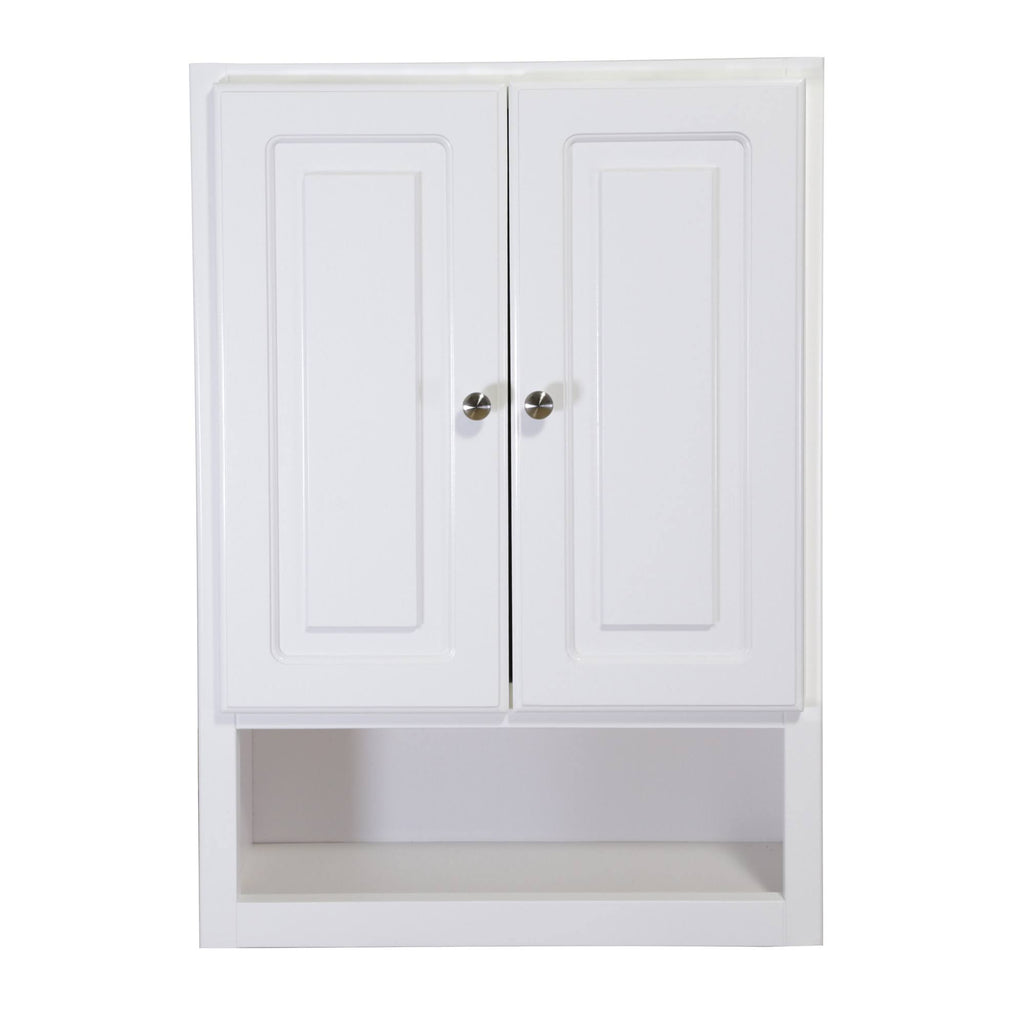 2-Door 21 in. Bathroom Wall Cabinet in White I4120