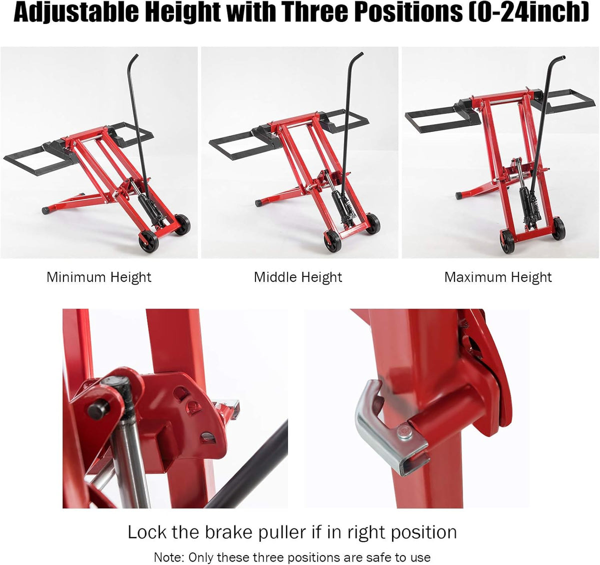 Hydraulic Lawn Mower Lift, 500-lb Capacity P777481