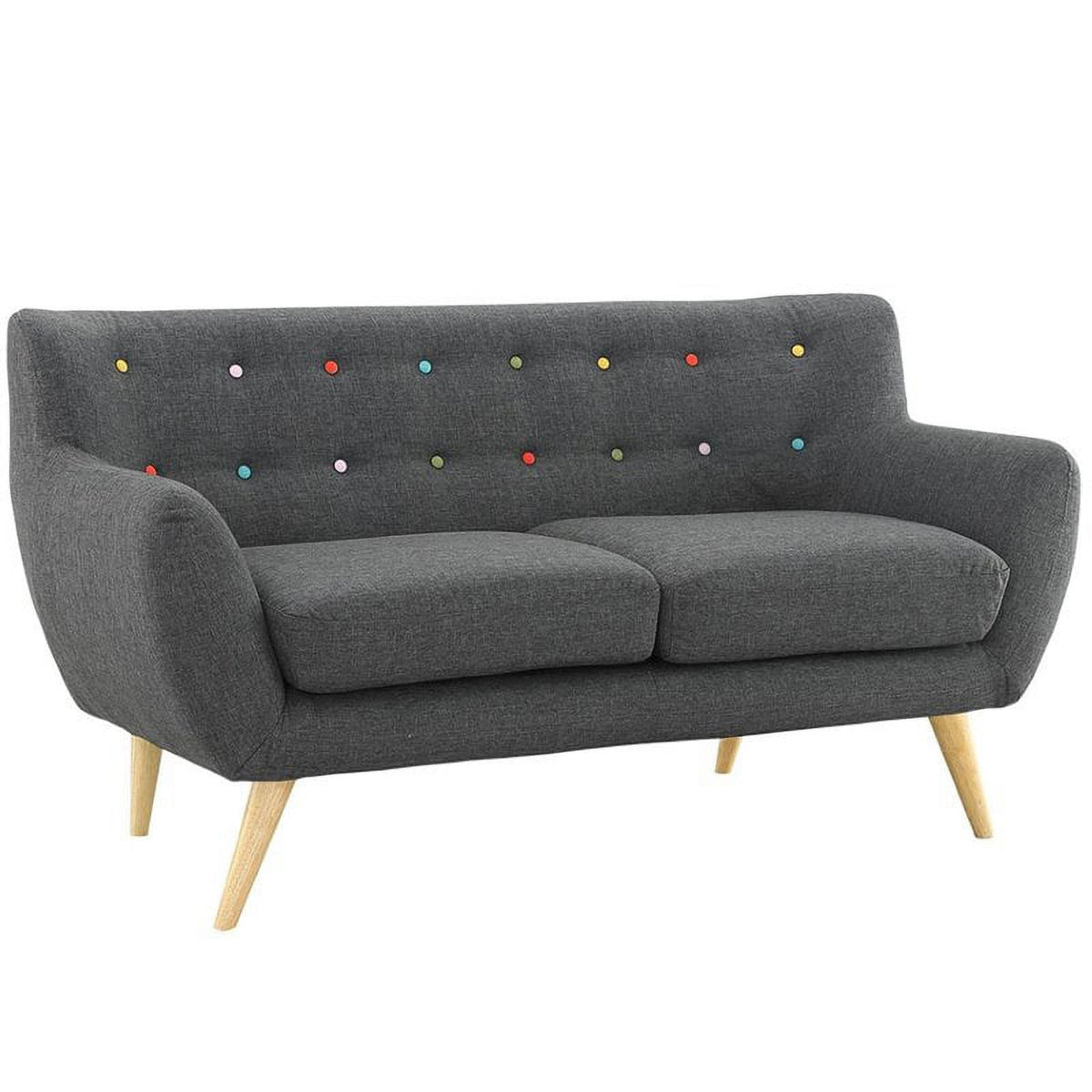 2 Piece Gray Sofa Set S899678