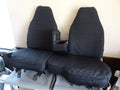 Black Waterproof Seat Covers for 60/40 Split Bench F3135