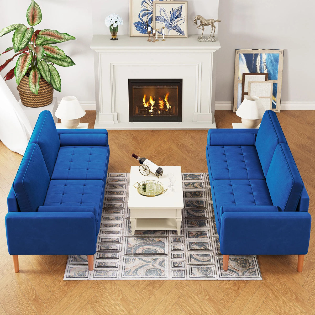 3 Seater Upholstered Sofa Couch Q533291