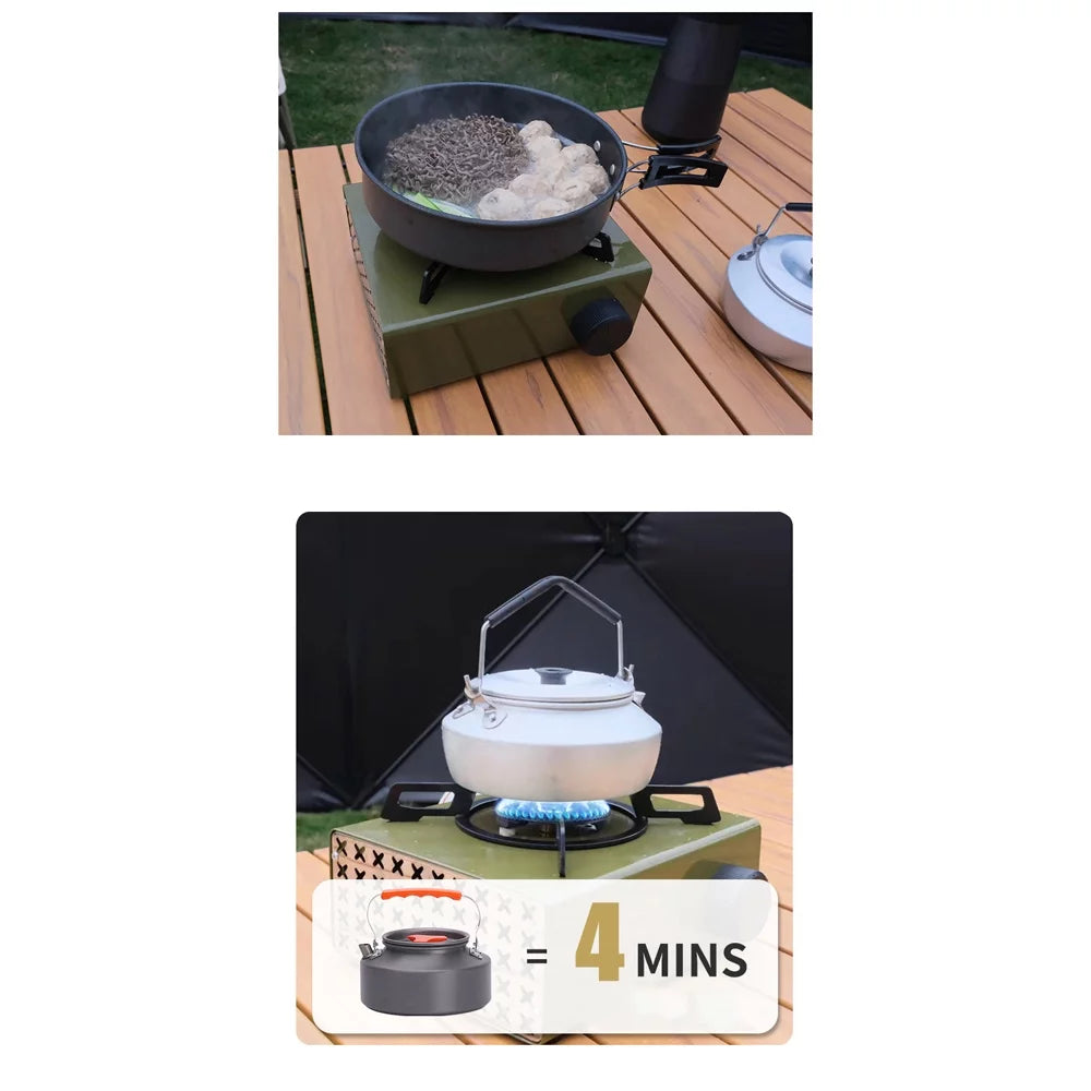 2000W Portable Outdoor Camping Metal Stove with Storage Bag U418795