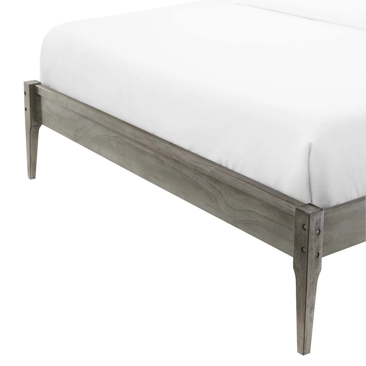 Twin Size Wood Platform Bed Frame I53884