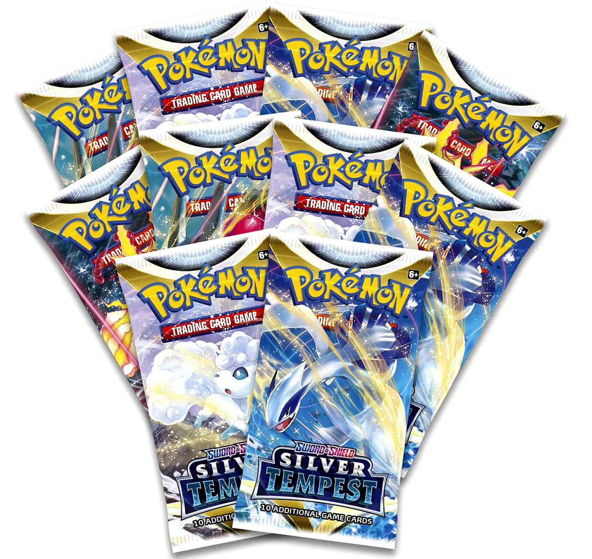 Pokemon Trading Card Game 10 Booster Packs H41021