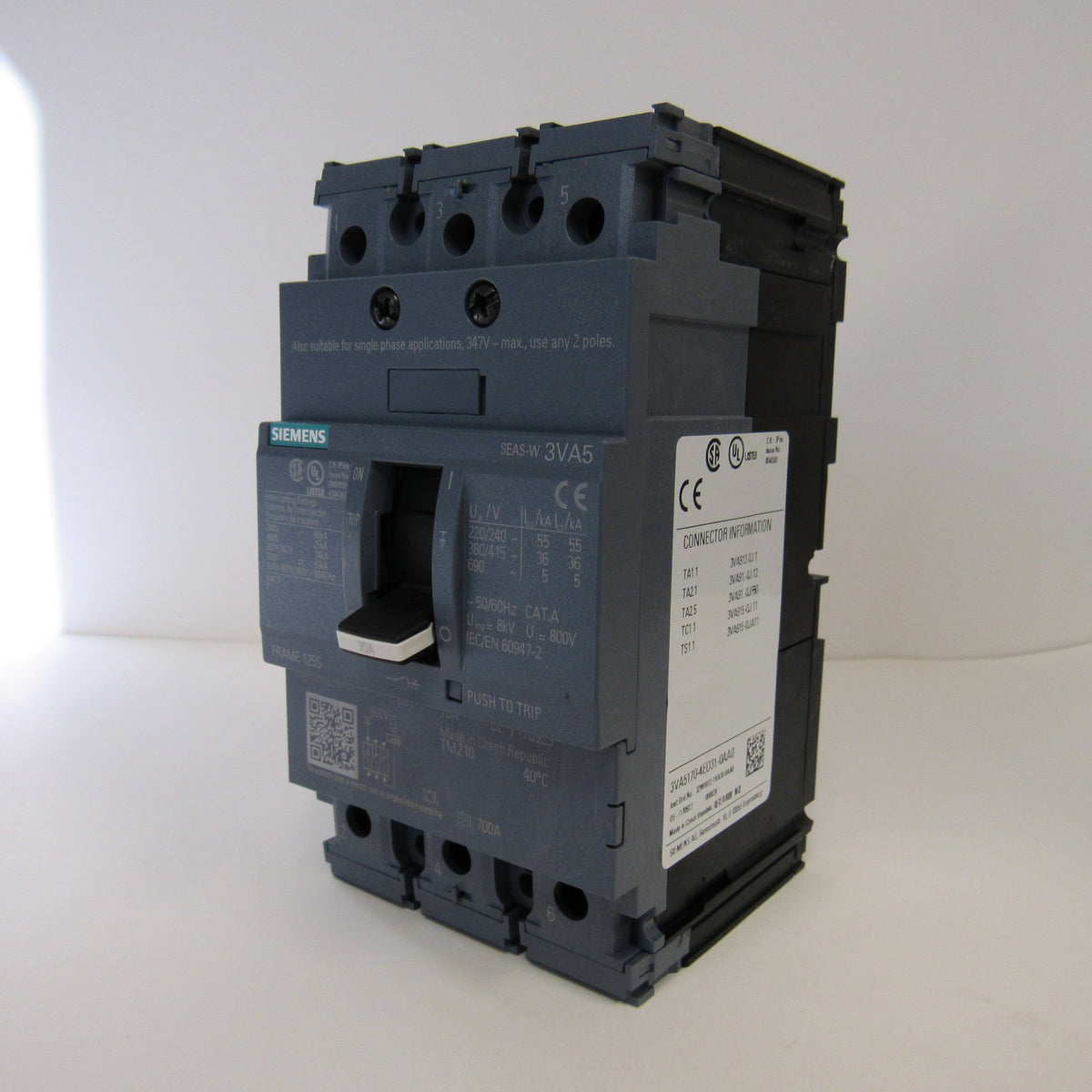 70A 3 Pole 480V Circuit Breaker G47219