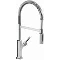 Chrome Single Handle Kitchen Faucet F609235
