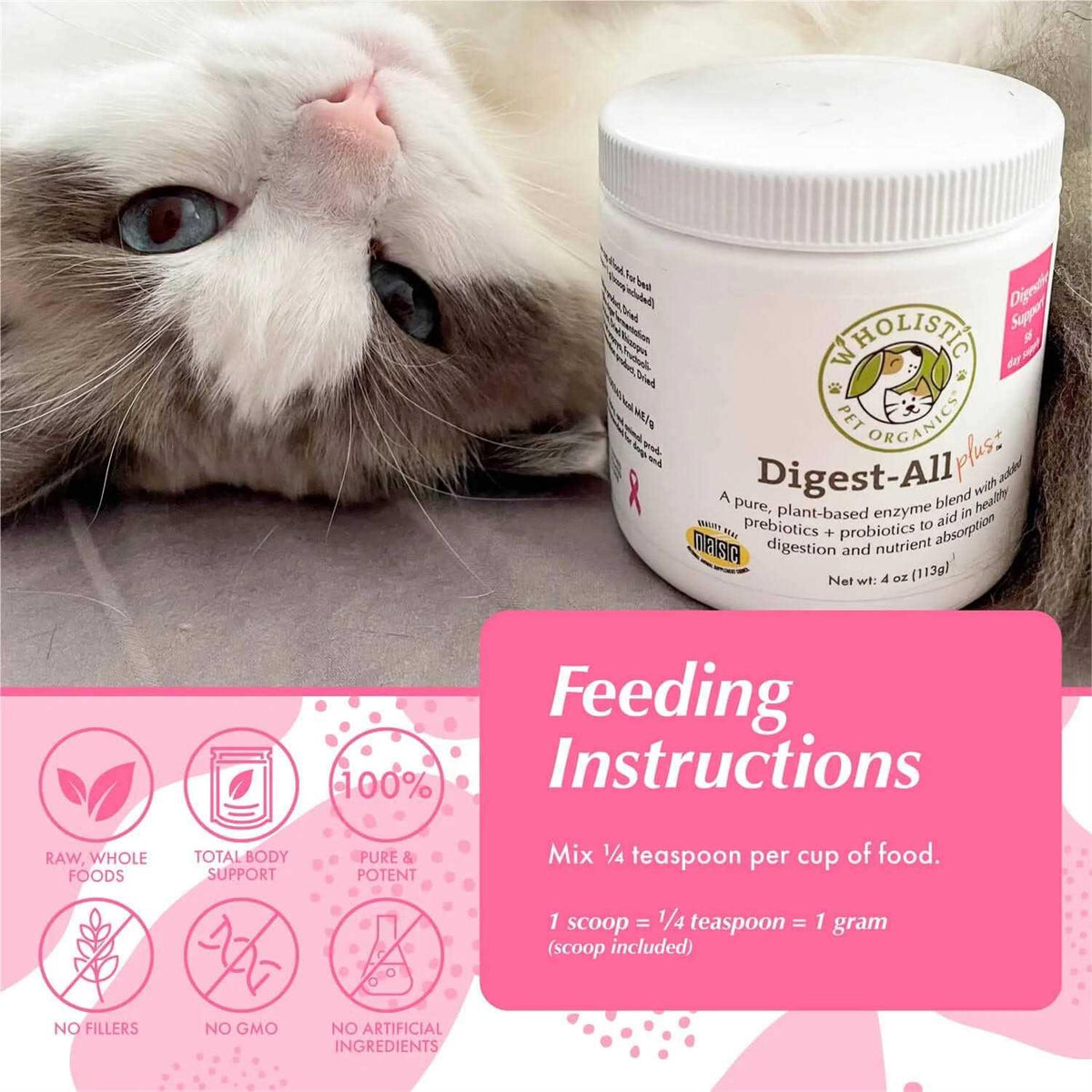 Pet Organics Digest All Plus Pet Supplies Q3483